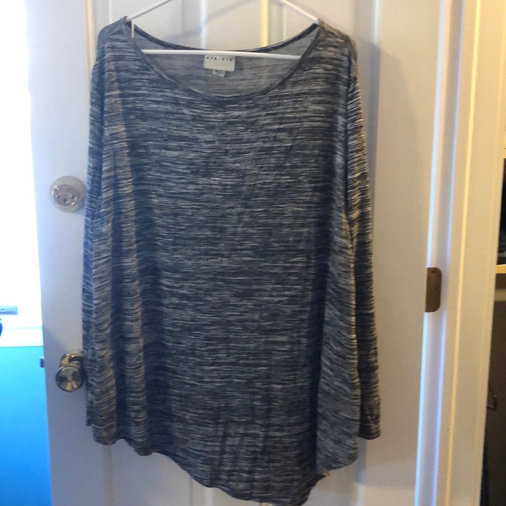 Marble gray sweater